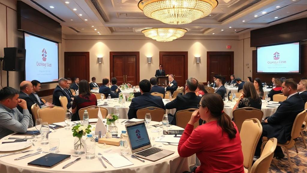 photo of a business conference photo of a business conferenceфото